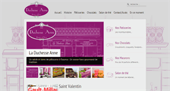 Desktop Screenshot of laduchesseanne.fr